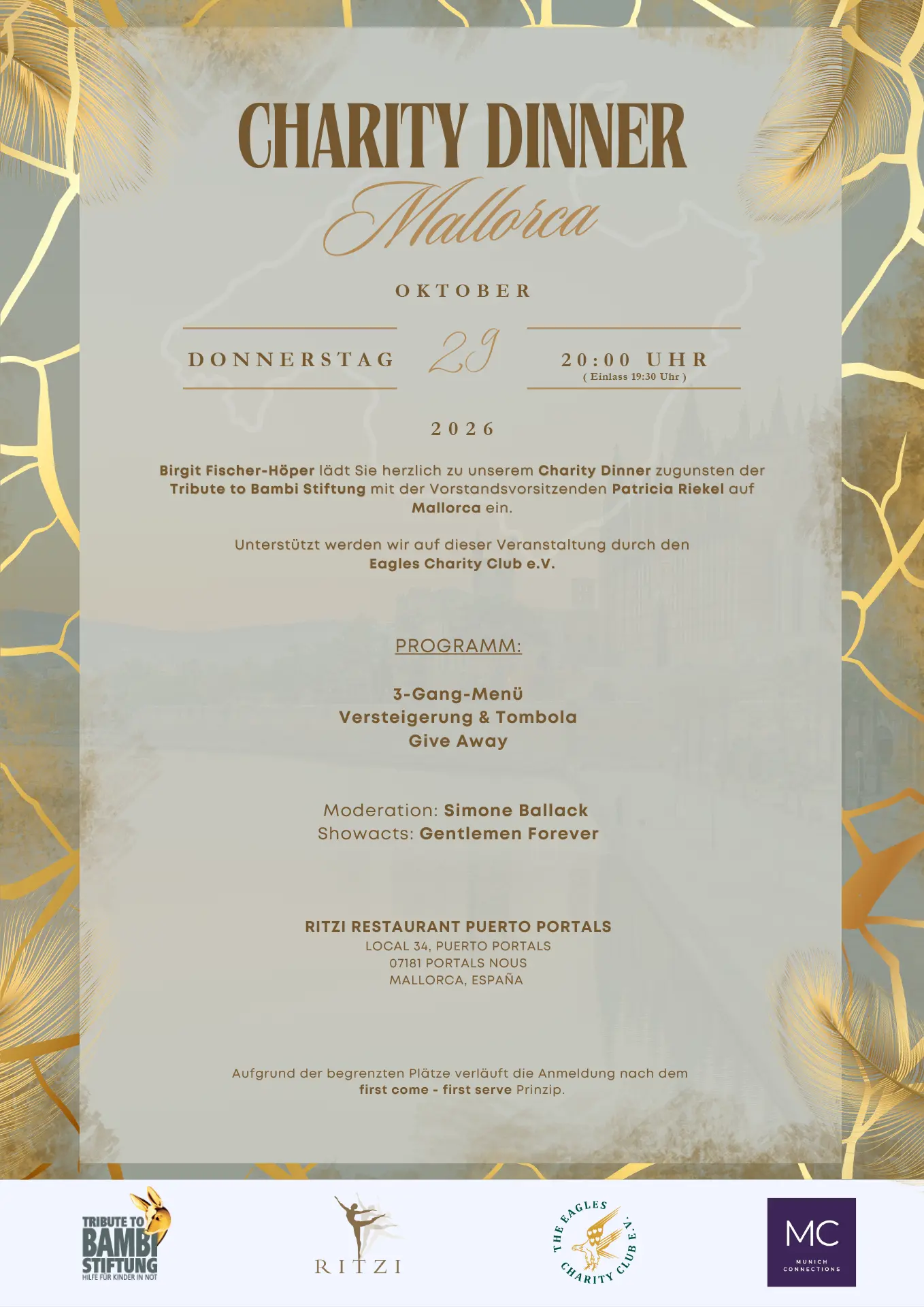 Einladung - Charity Dinner MallorcaTeil1